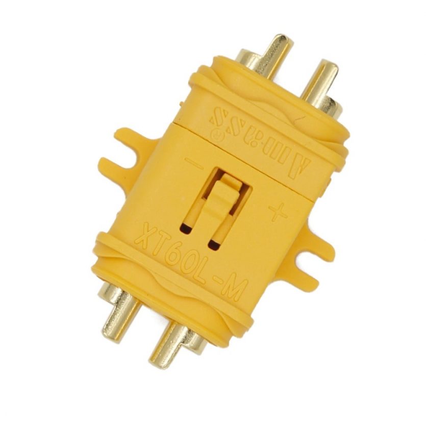 Conector-XT60-L-Plug-con-Carcasa-y-Seguro