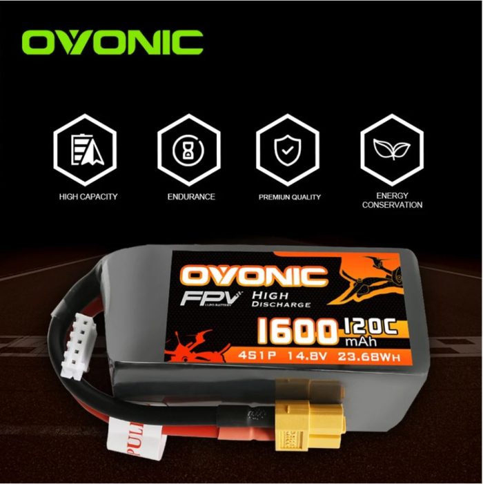 Bateria-LiPo-Ovonic-14.8V-120C-1600mAh-4S