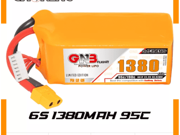GAONENG-GNB-6S-22.2V-1380mAh-95C-XT60-LiPo-Battery