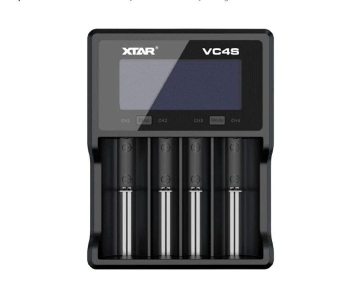 XTAR-VC4S-4-Bay-LCD-USB-Cargador-de-Bateria