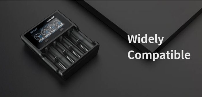 XTAR-VC4S-4-Bay-LCD-USB-Cargador-de-Bateria
