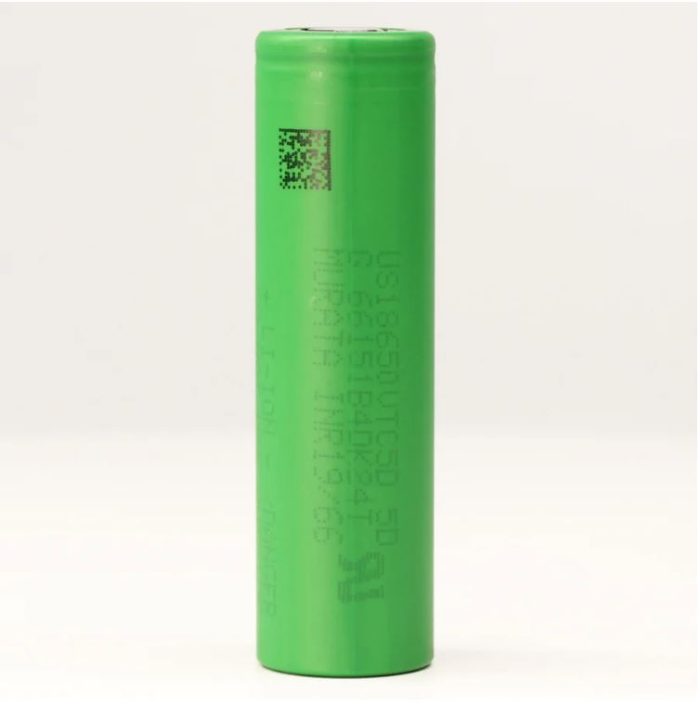 Sony Murata VTC5D 18650 2800mAh 25A Sony-Murata-VTC5D-18650-2800mAh-25A