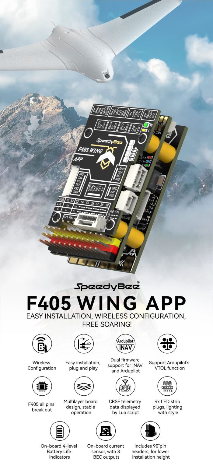 SpeedyBee-F405-WING-APP