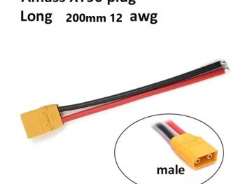Cables-Amass-XT90-Macho-12AWG