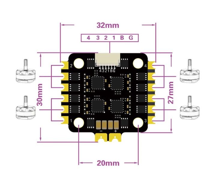 HAKRC BLHELI_S mini 25A 2 HAKRC-BLHELI_S-mini-25A