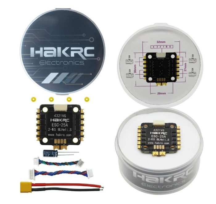 HAKRC BLHELI_S mini 25A 3 HAKRC-BLHELI_S-mini-25A
