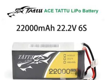 Batería-Tattu-22000mAh-25C-6S