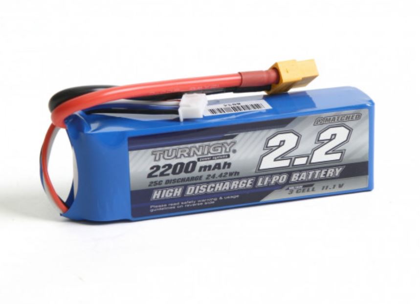 Batería Turnigy 2200mAh 3S 25C 2 Bateria-Turnigy-2200mAh-3S-25C