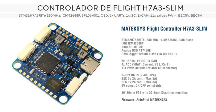 MATEKSYS H7A3-SLIM MATEKSYS-H7A3-SLIM