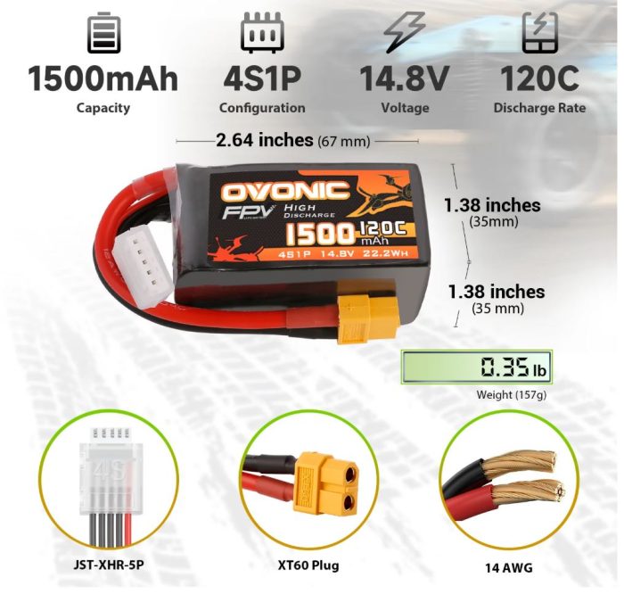 OVONIC-120C-1500-mAh-4S