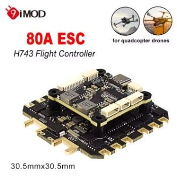 Drones en Colombia 86 Stack-9IMOD-FC-H743-ESC-80A-3-8S