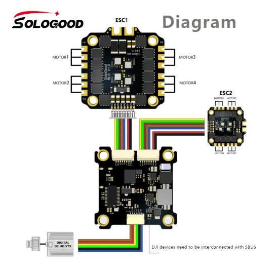 Stack SoloGood F722 60A 6 Stack-SoloGood-F722-60A