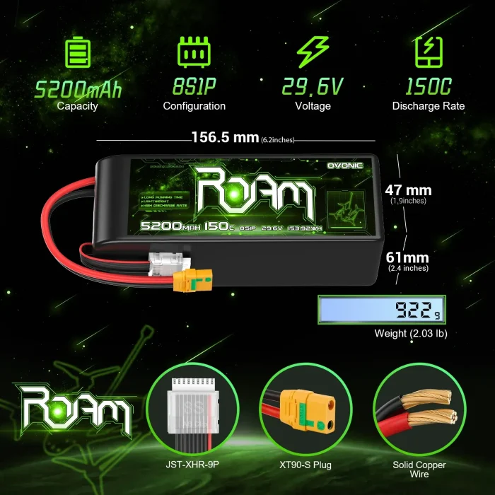 Bateria-Ovonic-8S-5200mAh-150C