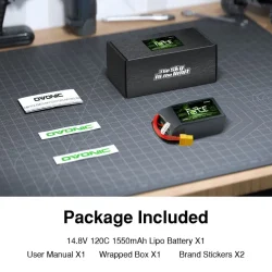 Batería Ovonic Force 4S 1550mAh 120C 2 Batería-Ovonic-Force-4S-1550mAh-120C