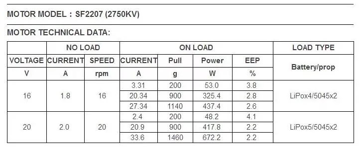 Motor 2207 2750KV SUN FUN 4U 3 Motor-2207-2750KV-SUN-FUN